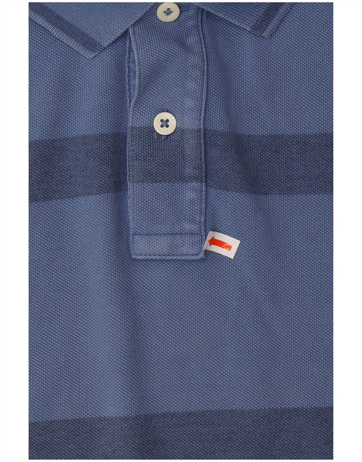 TOMMY HILFIGER Muška uska polo majica 2XL pamuk na plave pruge