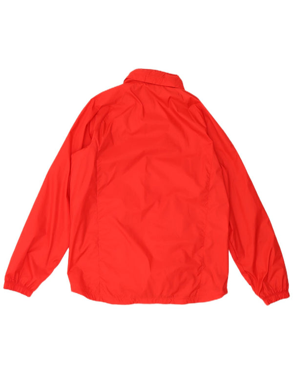 Nike Muška kišna jakna s kapuljačom UK 40 Large Red Nylon