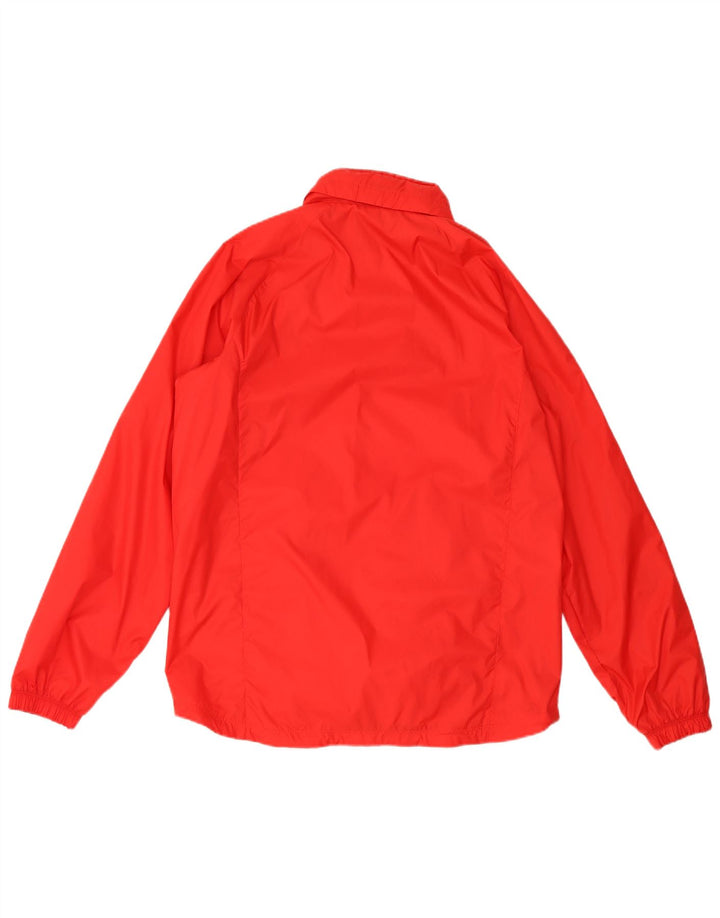Nike Muška kišna jakna s kapuljačom UK 40 Large Red Nylon