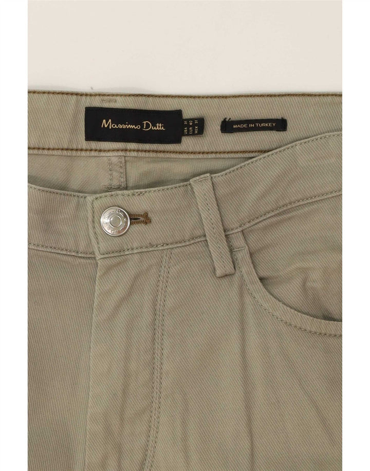 Massimo Dutti muške ravne ležerne hlače EU 40 srednje W31 L30 sive