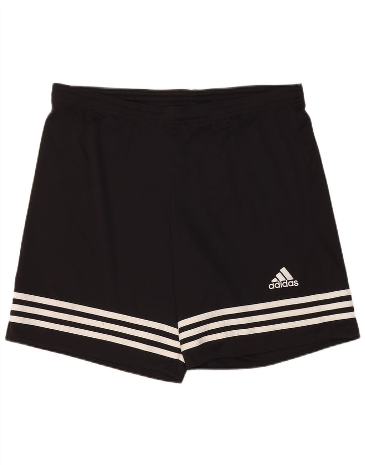 Adidas muške sportske kratke hlače Climalite srednje crne boje od poliestera