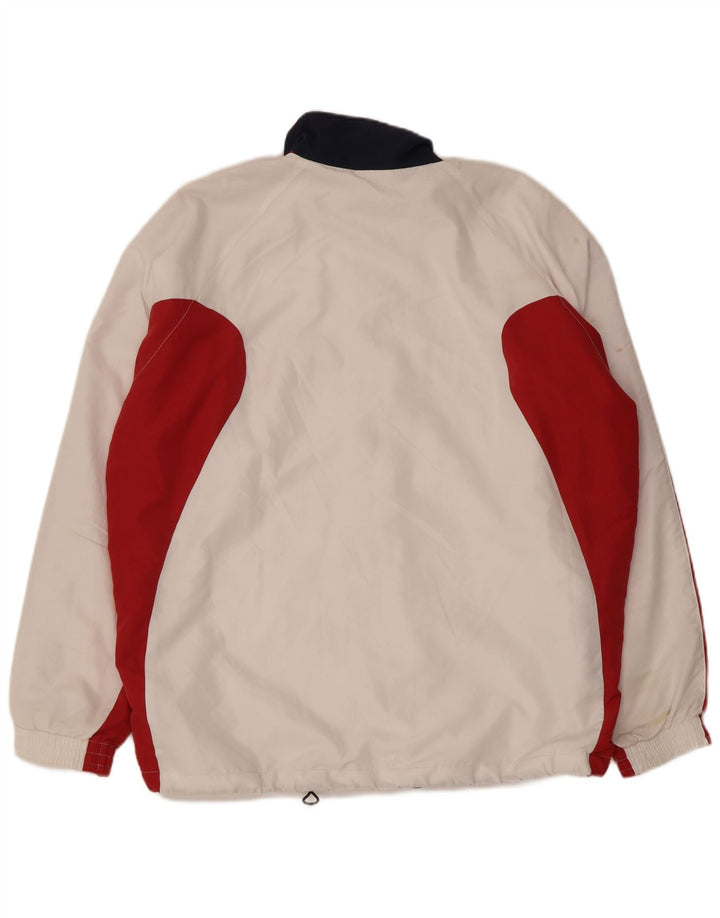 Diadora muška gornja jakna trenirke UK 42 XL bijeli poliester u boji