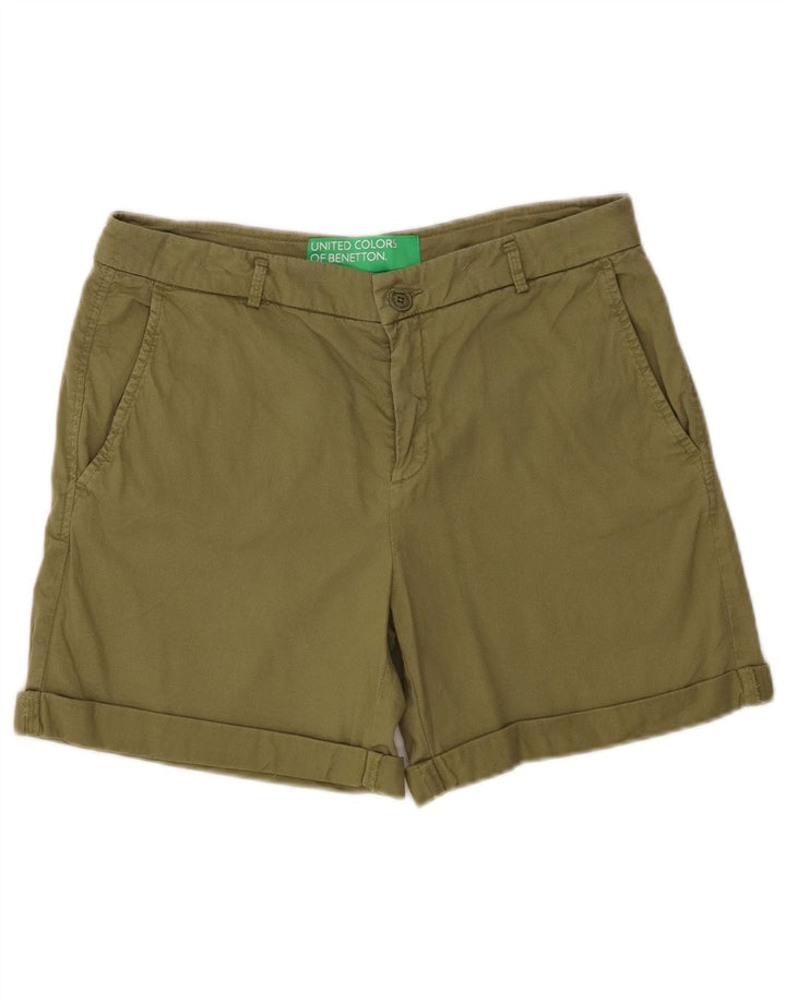 Benetton muške chino kratke hlače W30 srednje boje boje