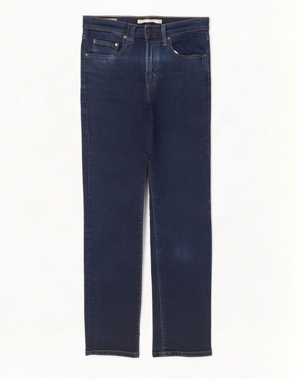 Levi's ženske ravne traperice visokog struka 724 W28 L32 tamnoplavi pamuk
