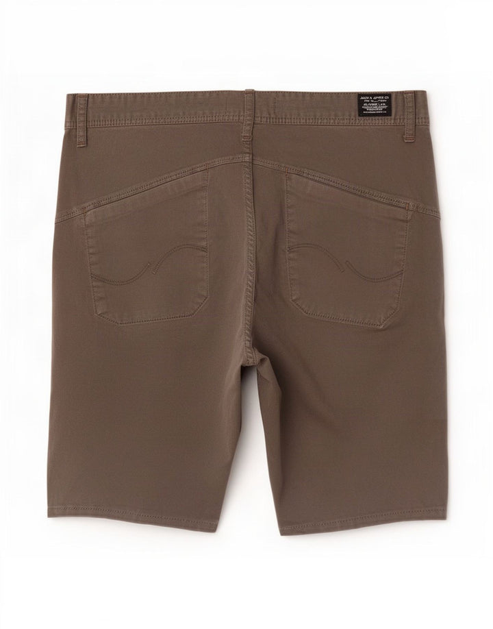 Jack & Jones muške chino kratke hlače srednje veličine W33, sivi pamuk