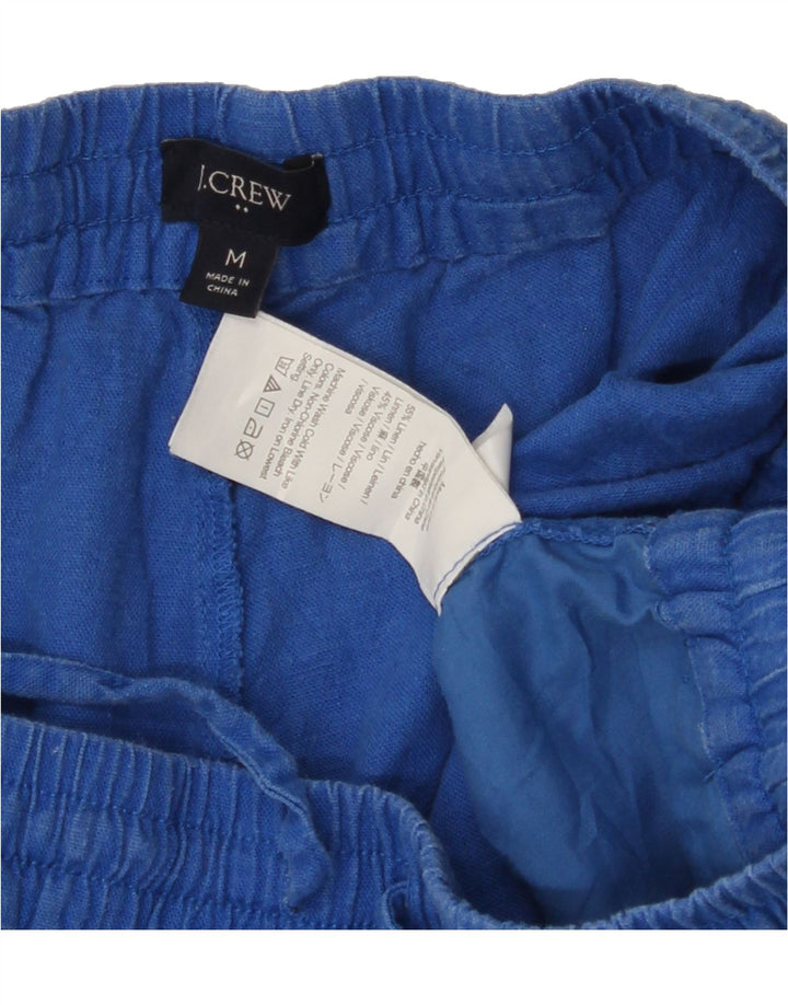 J. CREW Womens Casual Shorts Medium W30  Blue Floral Linen Vintage J. Crew and Second-Hand J. Crew from Messina Hembry 