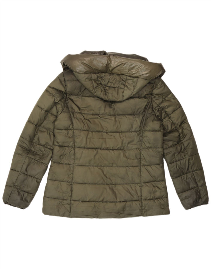 Esprit ženska podstavljena jakna s kapuljačom UK 16 Large kaki