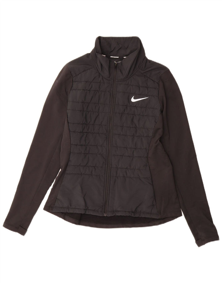 NIKE ženska gornja jakna za trenirku UK 14 srednji crni spandeks