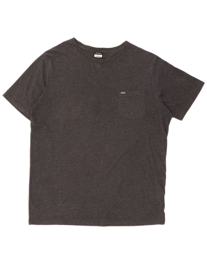 RIP CURL Muška majica kratkih rukava standardnog kroja, veliki sivi pamuk