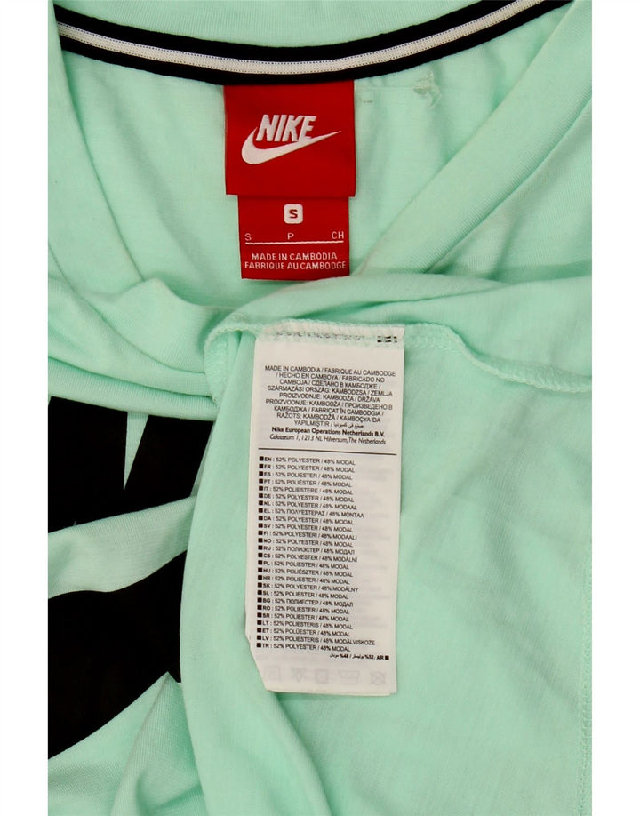 Nike Ženska grafička majica kratkih rukava UK 10 Mali zeleni poliester