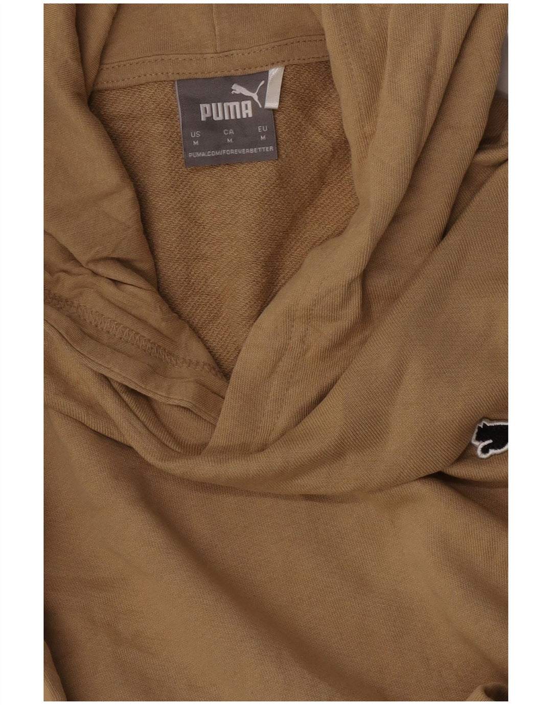 Puma muška majica s kapuljačom srednje bež boje