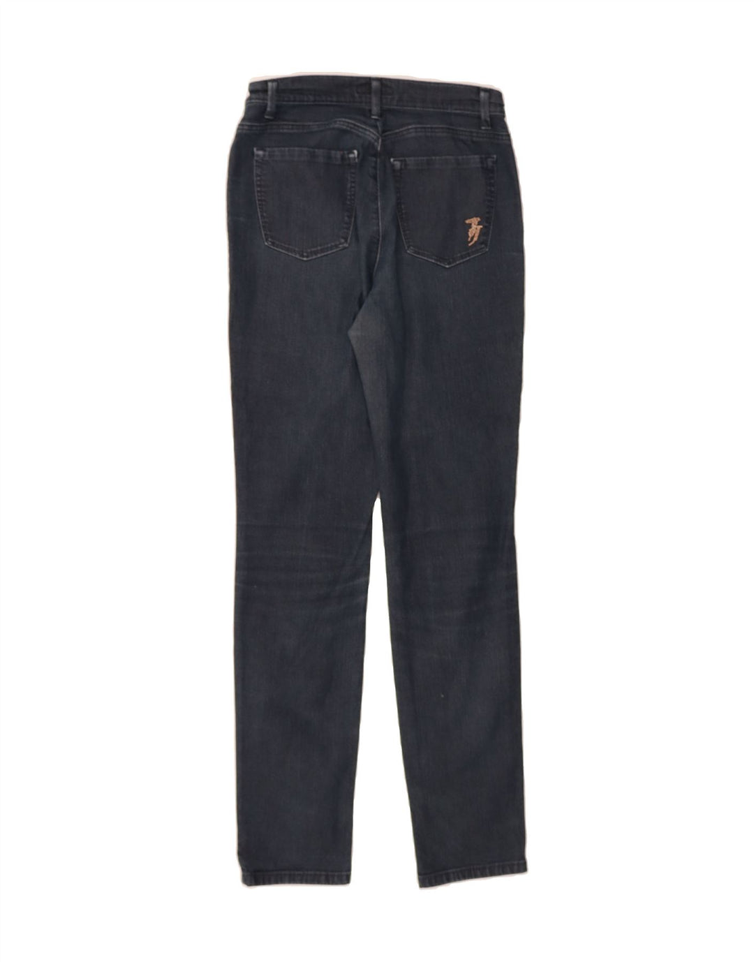 TRUSSARDI Womens Skinny Jeans W27 L30 Blue Vintage Trussardi and Second-Hand Trussardi from Messina Hembry 