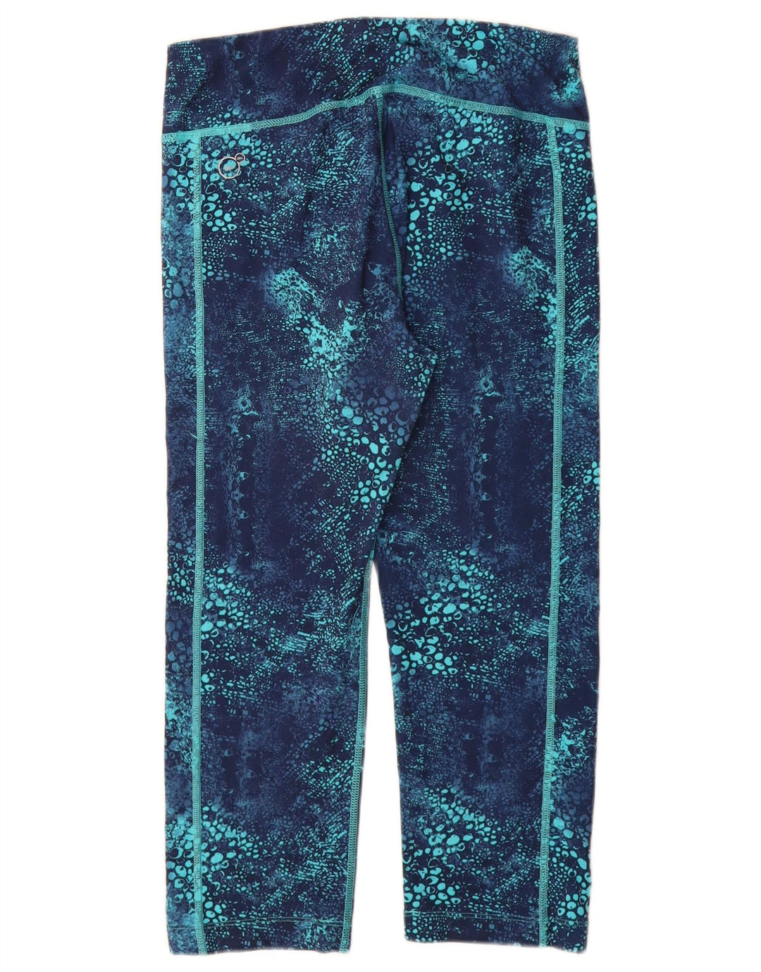 PUMA ženske Capri tajice s apstraktnim uzorkom UK 12 Srednje plavi poliester