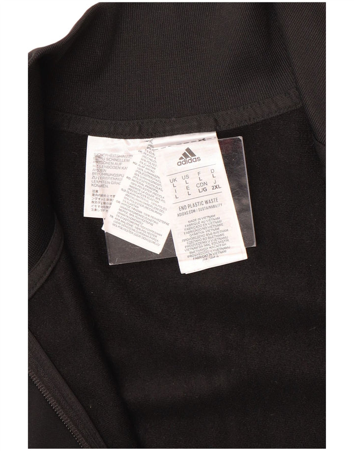 Adidas muška trenirka gornja jakna velika crna sportska poliester