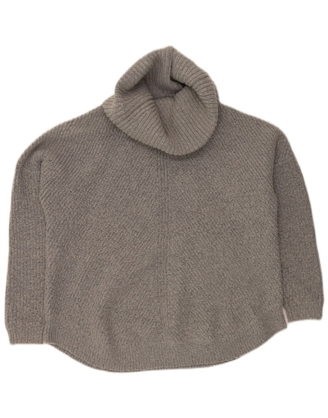 VINTAGE ženski pulover s velikim ovratnikom UK 16 Large Grey