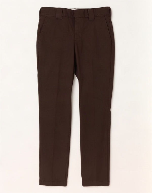 Dickies muške uske chino hlače W30 L32 smeđi poliester