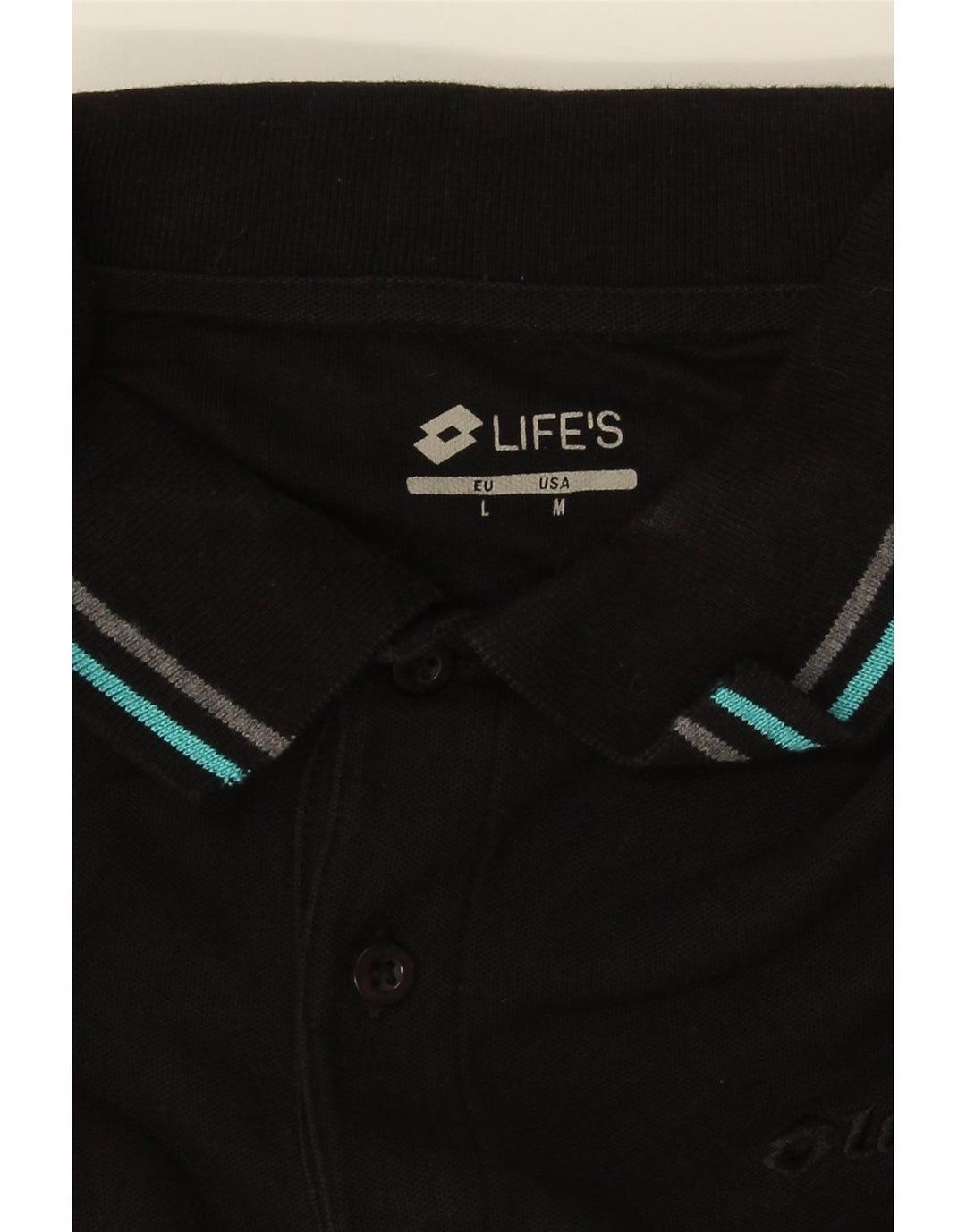 Lotto muška Life's polo majica srednje crna