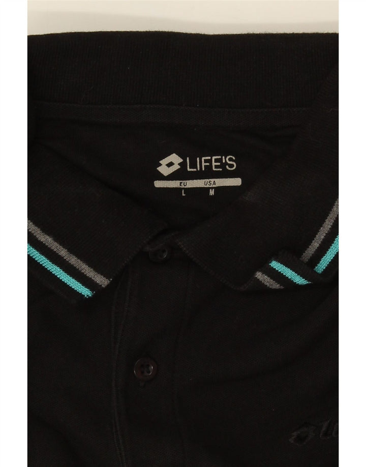 Lotto muška Life's polo majica srednje crna