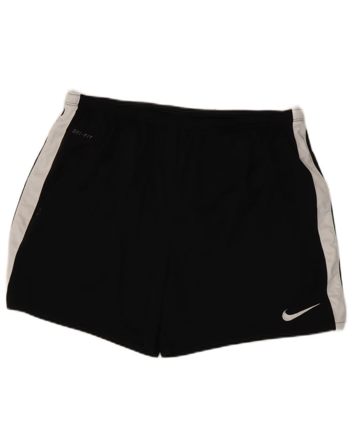 NIKE muške Dri Fit sportske kratke hlače XL crne boje od poliestera