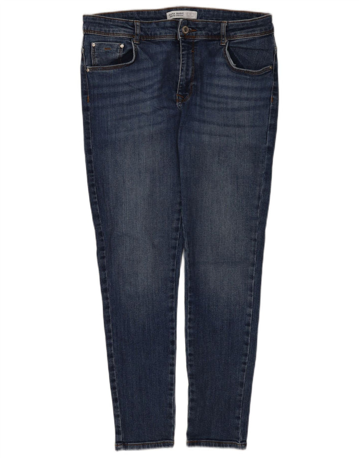 Zara Ženske uske traperice EU 42 Large W32 L28 Plave