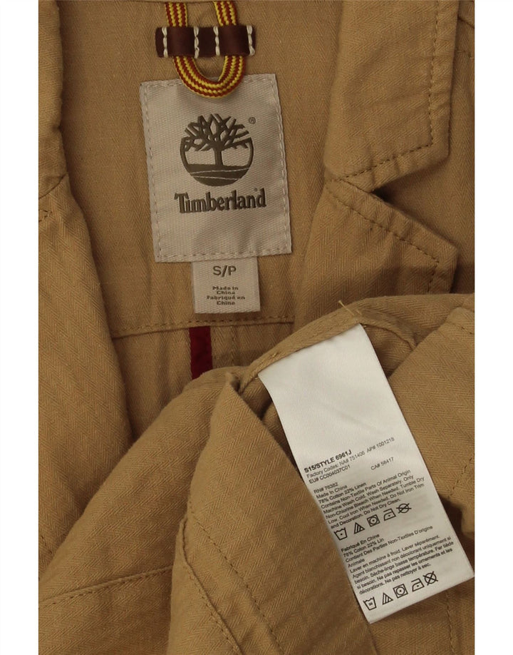 Timberland muška jakna sako s 3 gumba UK 36 Mala bež riblja kost pamuk
