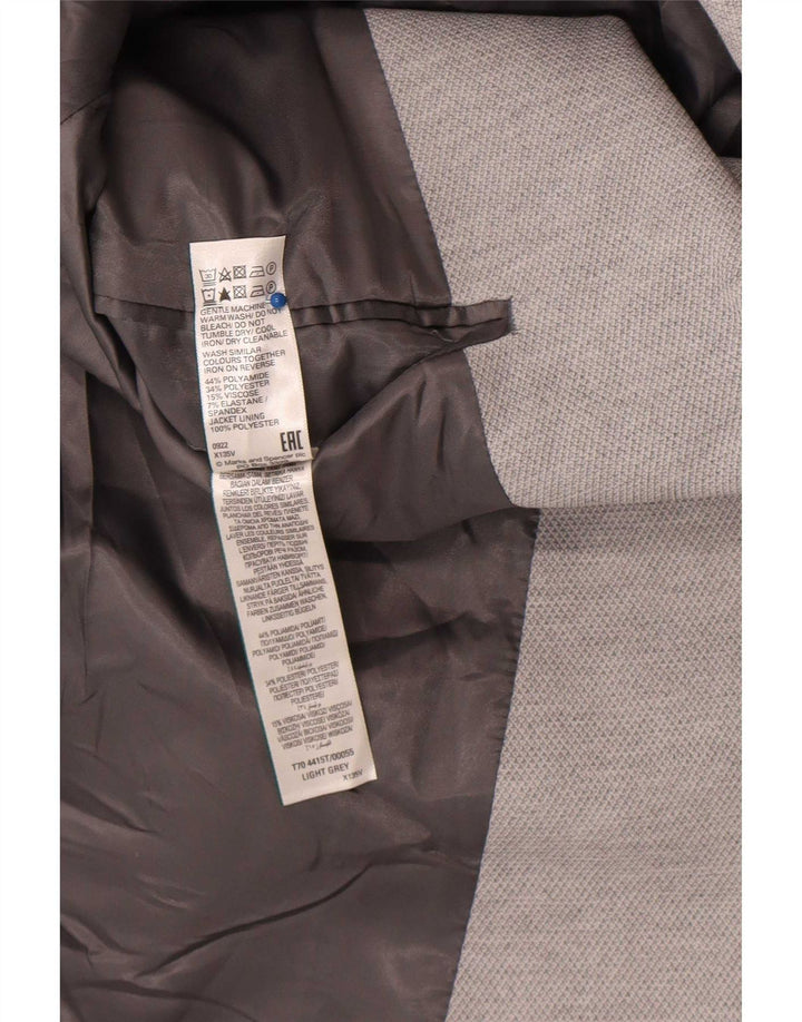 Marks & Spencer muška jakna sa 2 gumba UK 48 2XL sivi poliamid