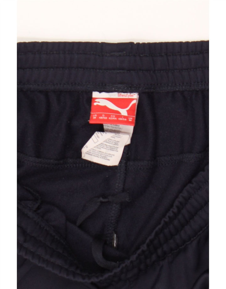 PUMA Mens Tracksuit Trousers Joggers UK 42/44 Medium  Navy Blue Polyester Vintage Puma and Second-Hand Puma from Messina Hembry 