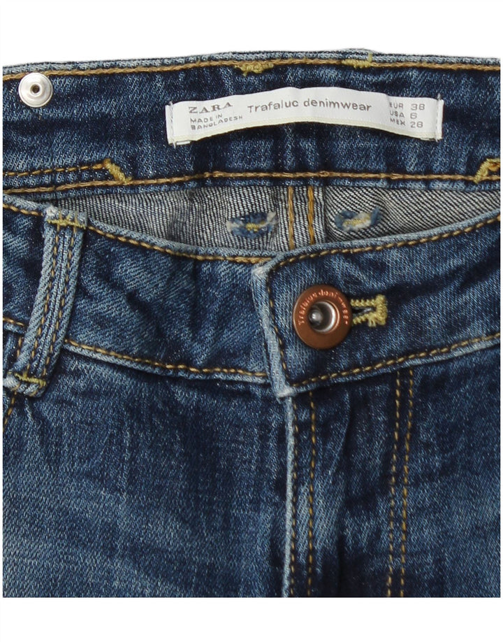 Ženske uske traperice Zara, EU 38, male W28 L26, plave