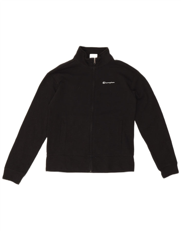 Gornja jakna trenirke Champion Boys Graphic 11-12 Years Large Black