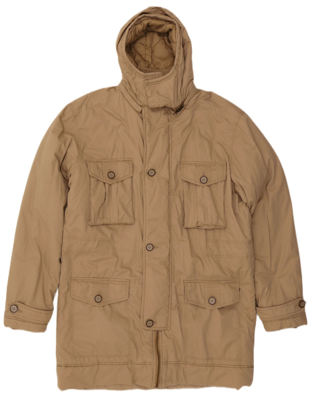 Wrangler muška parka jakna s kapuljačom UK 44 2XL bež poliamid