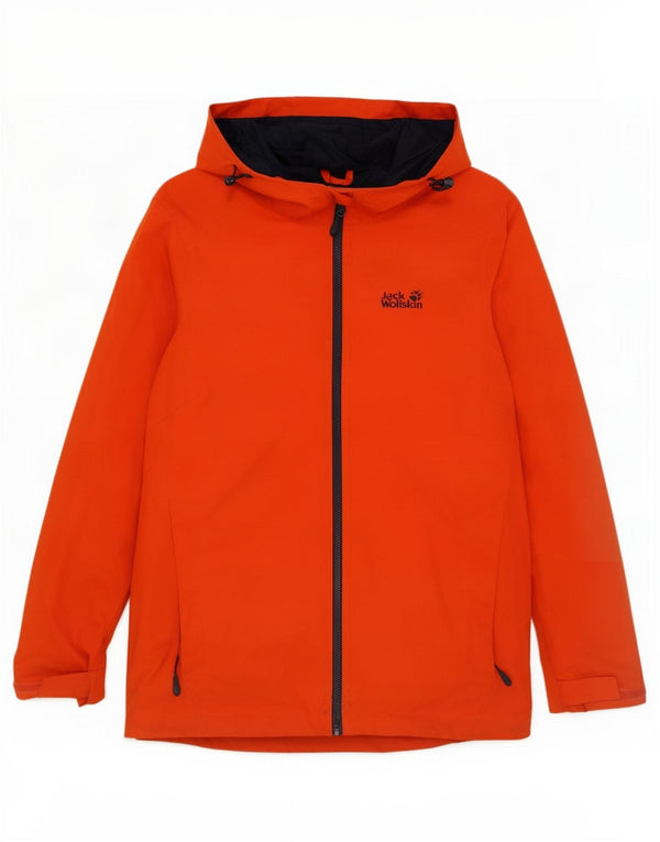 Jack Wolfskin muška kišna jakna s kapuljačom UK 40/42 velika narančasta sportska