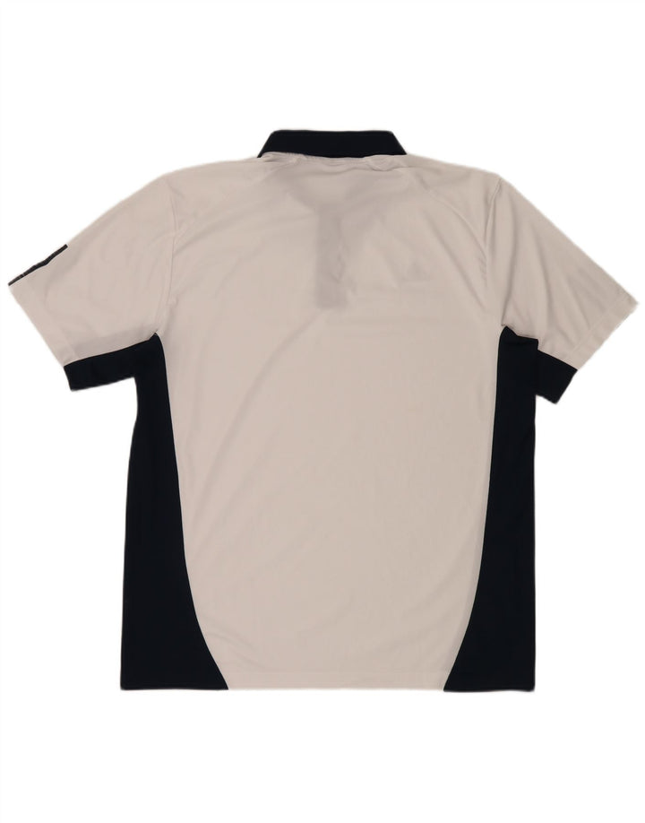 Adidas muška polo majica XL bijeli poliester u boji