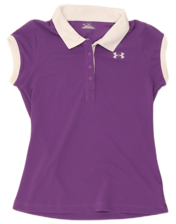 Under Armour ženska polo majica Heat Gear UK 12 srednje ljubičaste boje