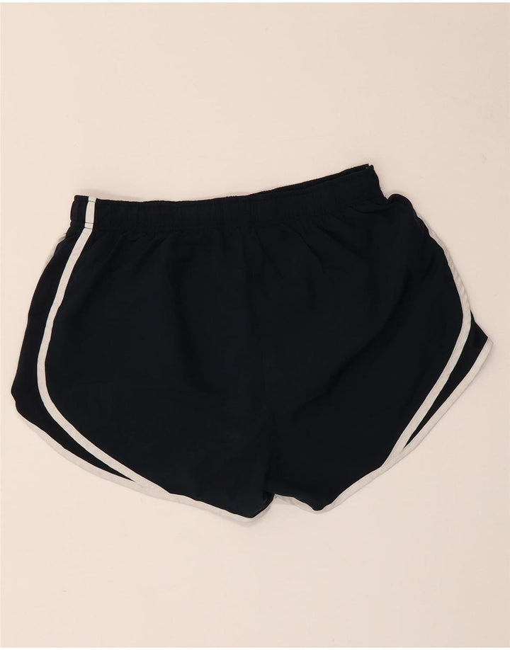 NIKE Ženske Dri Fit Sportske kratke hlače UK 14 Medium tamnoplavi poliester