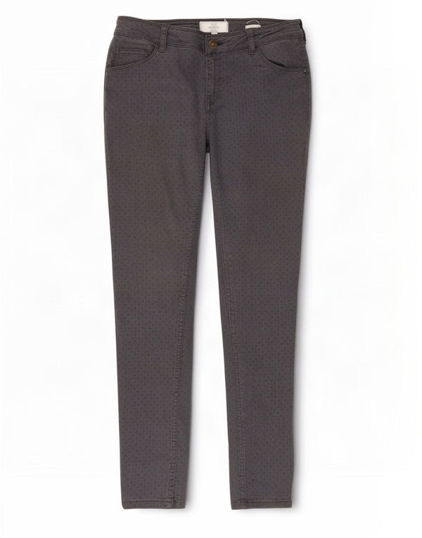 Ženske jegging traperice Fat Face UK 12 Srednje W32 L28 Sivi točkasti pamuk