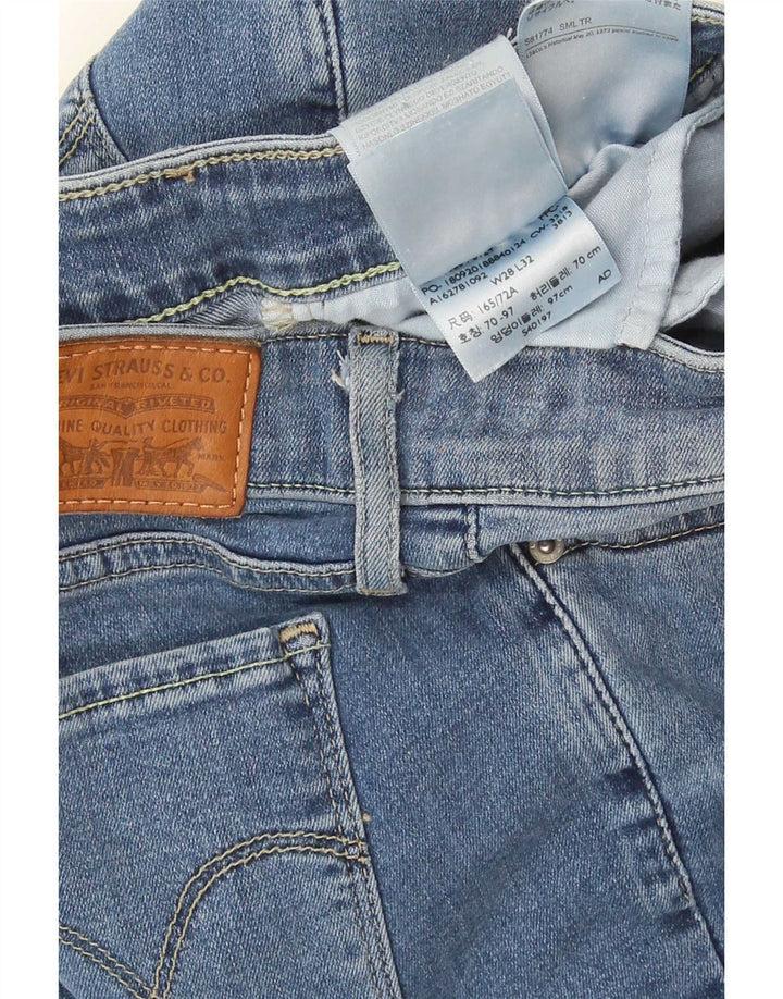 Levi's ženske 712 uske traperice W28 L32 plavi pamuk