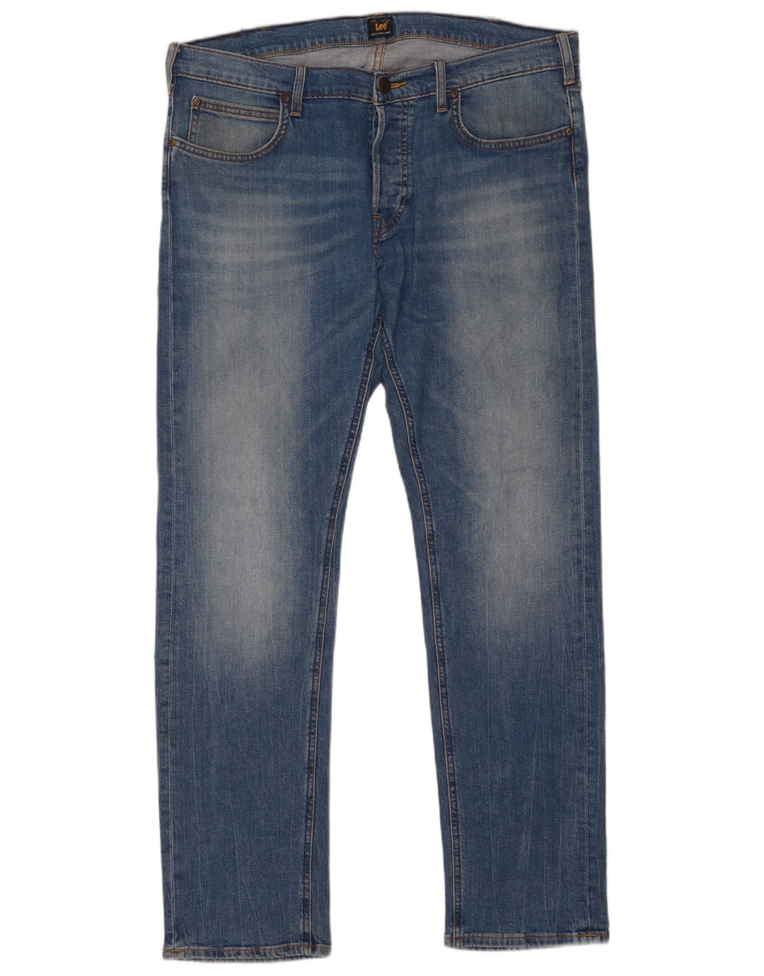 Lee Mens Daren Slim Jeans W36 L32 Plavi pamuk