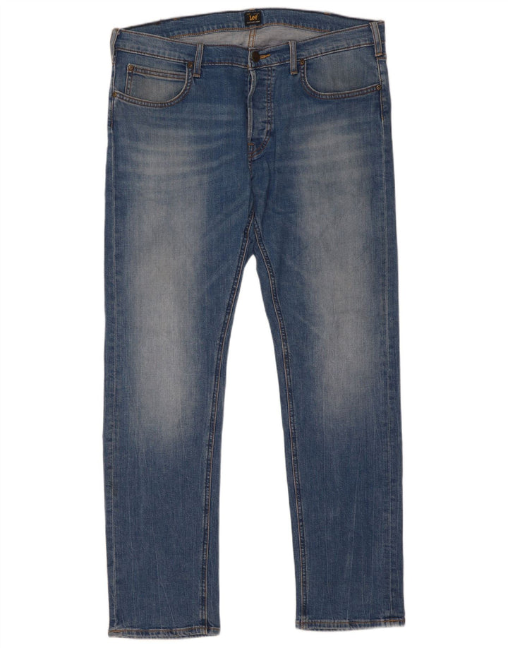 Lee Mens Daren Slim Jeans W36 L32 Plavi pamuk