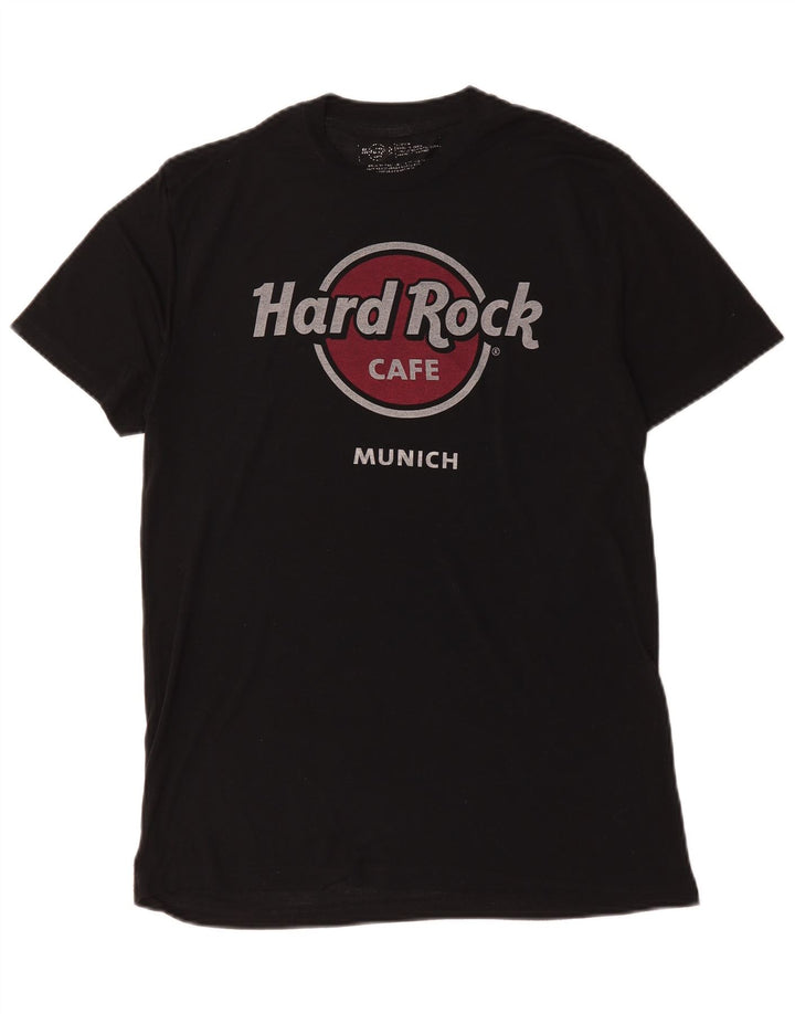 Hard Rock Cafe muška majica s grafičkim motivima srednje crna