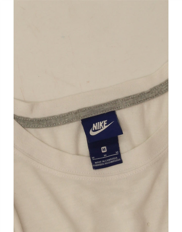 Nike Ženska majica kratkih rukava s grafičkim motivima UK 14 Srednji bijeli poliester
