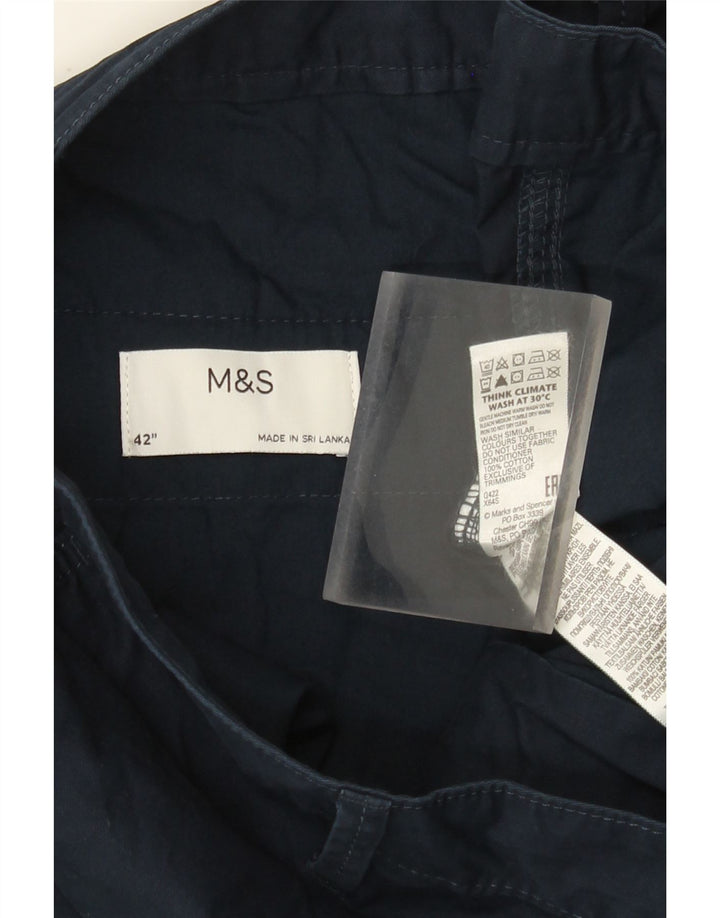 Marks & Spencer muške kargo kratke hlače W42 2XL tamnoplavi pamuk
