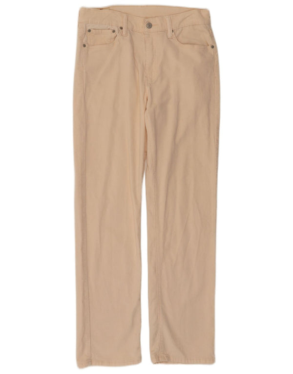 Levi's ženske 751 ravne hlače od samta W32 L32 bež pamuk
