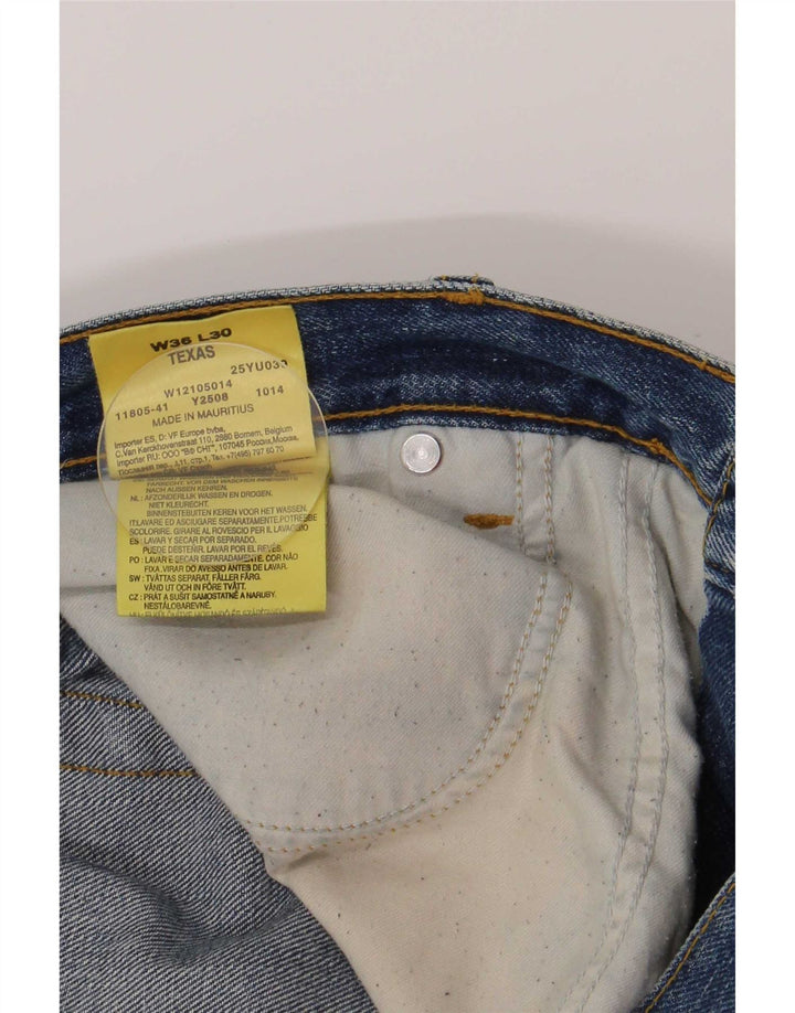 Wrangler muške Texas Regular Straight traperice W36 L30 plavi pamuk