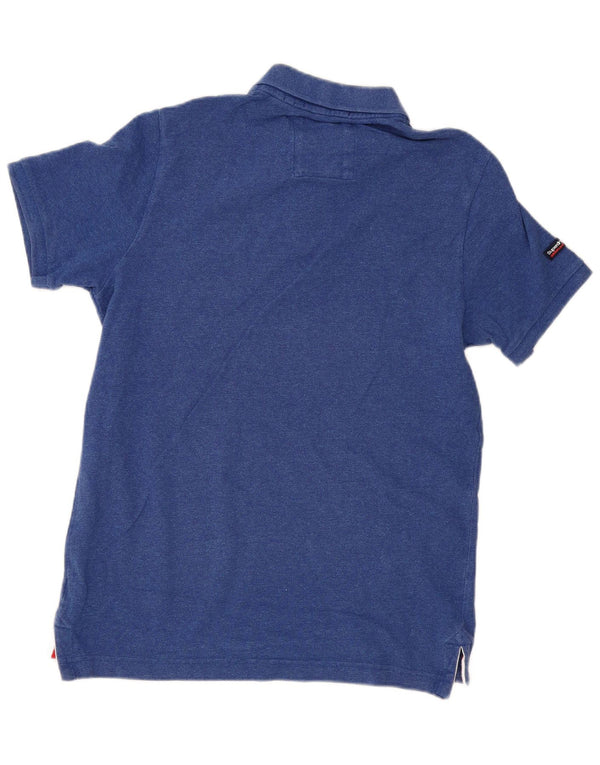 Superdry muška polo majica XL plavi pamuk