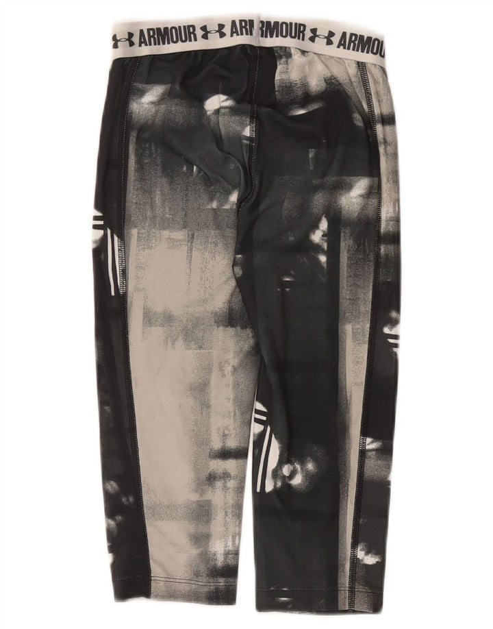 UNDER ARMOUR Grafičke kapri tajice za djevojčice 7-8 godina u sivoj boji na kravatu