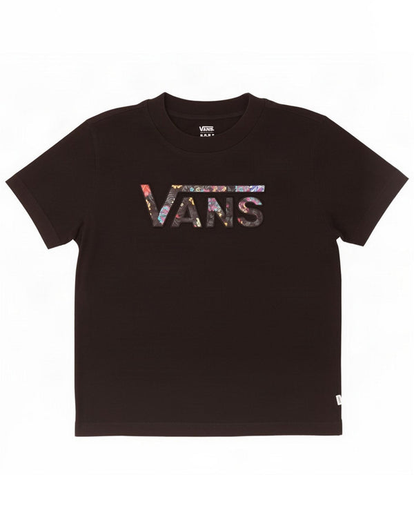Ženska majica kratkih rukava Vans UK 14 Medium Black Cotton