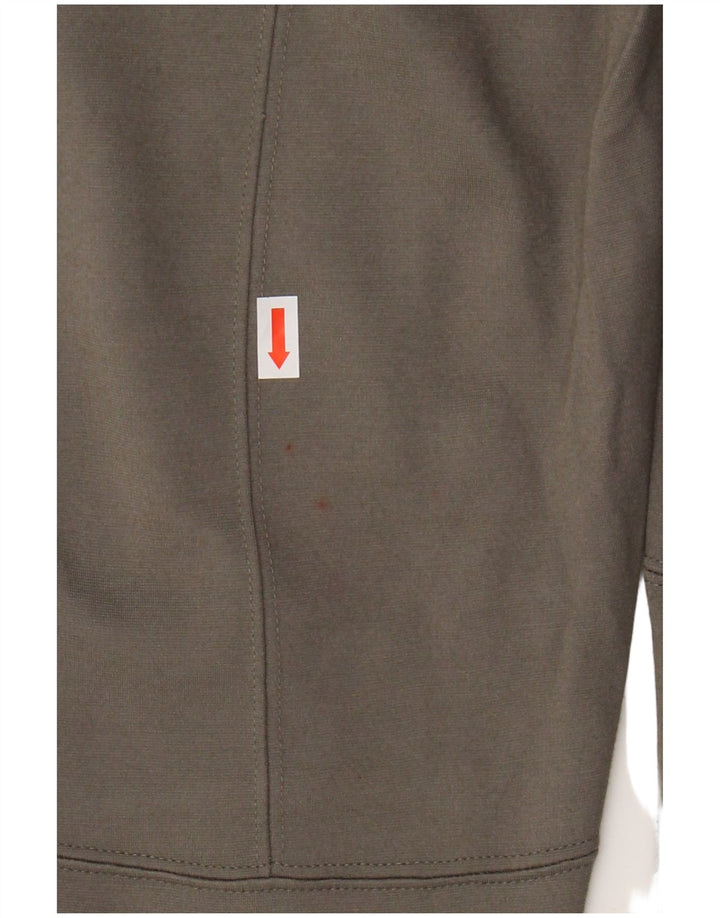 MASSIMO DUTTI Ženske uske ležerne hlače EU 36 XS W26 L29 kaki modal