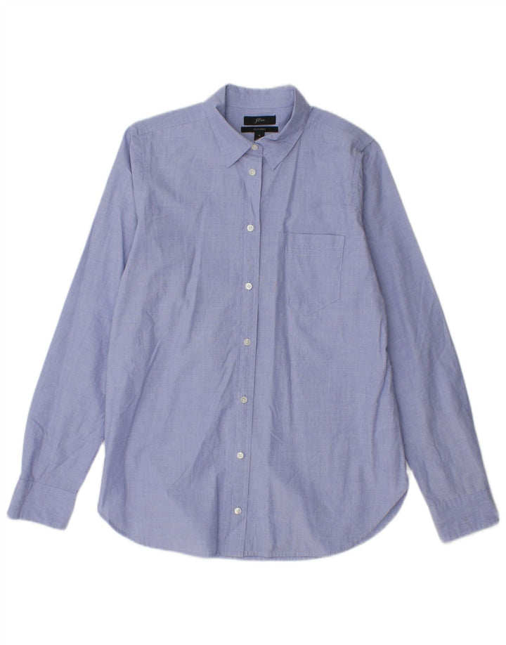 J. CREW Ženska klasična klasična košulja US 4 Small Blue Cotton