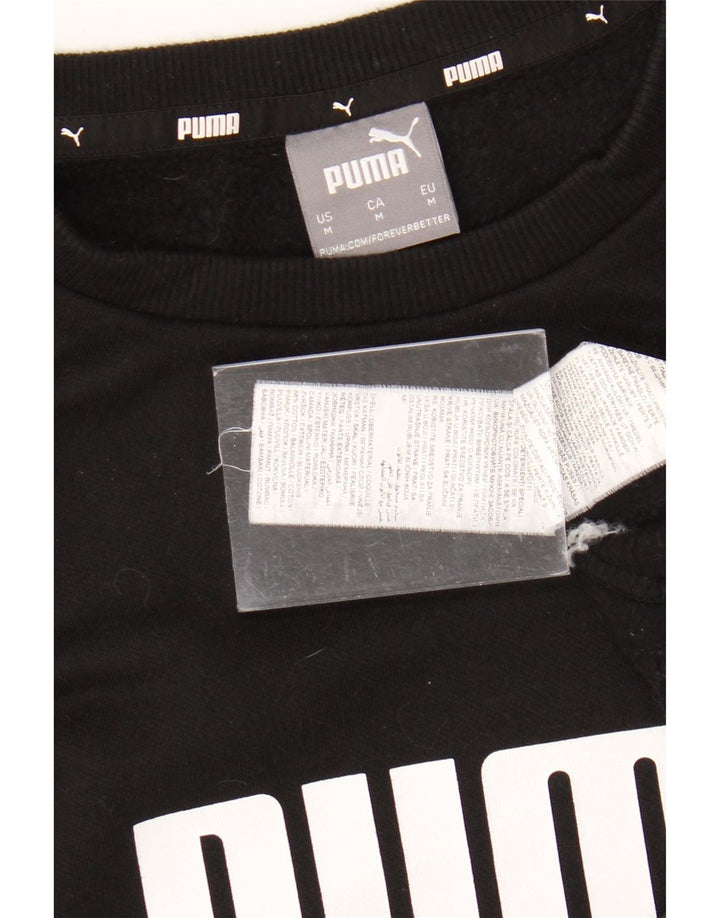 PUMA muška trenirka s grafičkim motivima Srednji crni pamuk