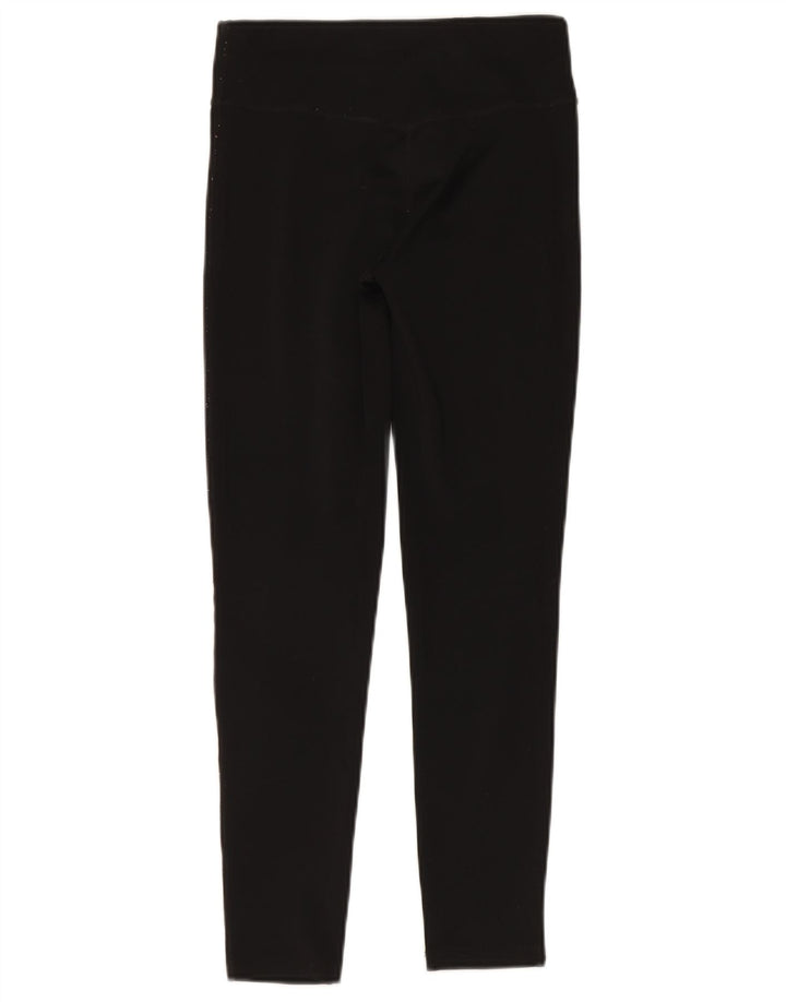 Nike Ženske Dri Fit Leggings UK 14 Veliki crni poliester